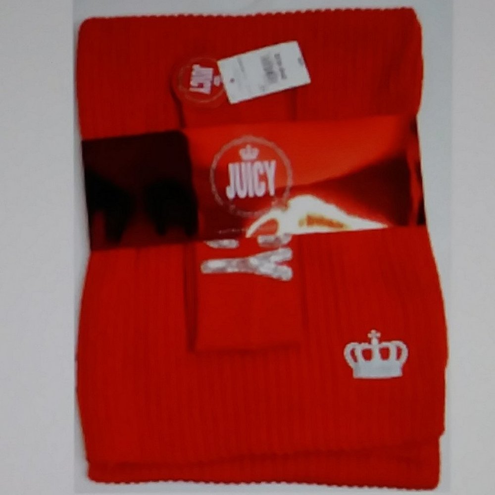 Juicy By Juicy Couture Logo Scarf and Headband 2-pc.